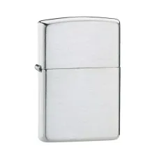 Серебряная бензиновая зажигалка Zippo 13 Brushed Finish Sterling Silver (13)