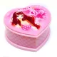 Ящики, комодики, шкафчики Шкатулка музыкальная "Балеринка в сердце" пластик, зеркало, розовый (DN29468)