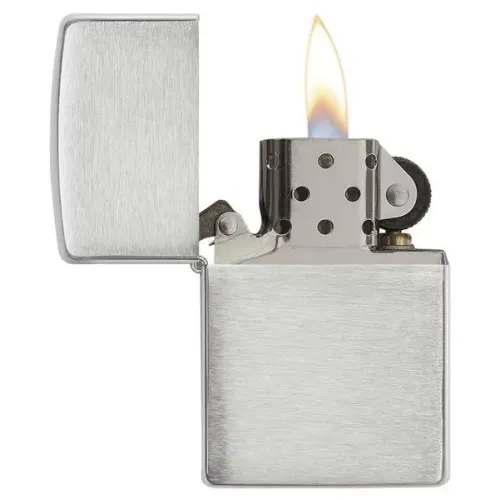 Бензинові запальнички Срібна запальничка бензинова ZIPPO Brushed Sterling Silver срібло 925 проби, оксамитова коробочка (13)