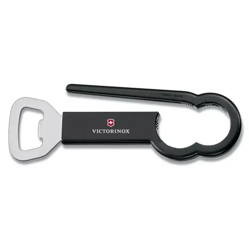 Все для алкогольних напоїв Відкривачка для пляшок Victorinox Чорна (7.6912.3)