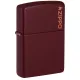 Бензинові запальнички Запальничка бензинова Zippo Reg Merlot Matte w Zippo (46021 ZL) Бензинові запальнички Запальничка бензинова Zippo Reg Merlot Matte w Zippo (46021 ZL)
