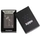 Бензиновые зажигалки Зажигалка бензиновая Zippo Windy Design черный лид (49797)