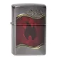 Бензинові запальнички Запальничка Zippo Flame gray gray dusk (28378.120)