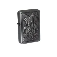 Зажигалка бензиновая STAR Серый (23646STAR)