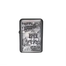 Зажигалка бензиновая STAR Серый (23648STAR)