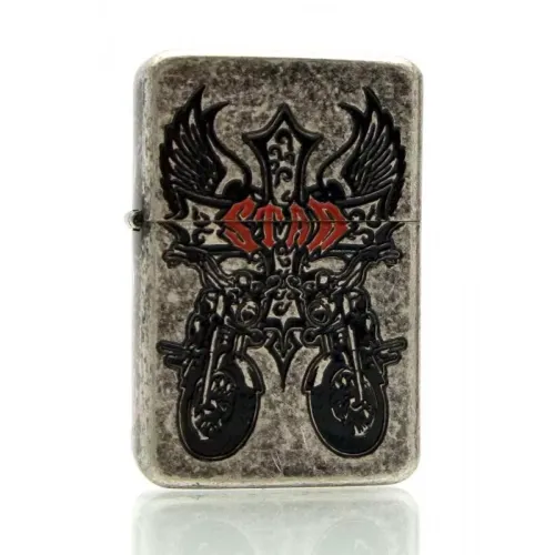 Бензиновые зажигалки Зажигалка бензиновая STAR в подарочной упаковке Бронзовый (23564STAR)