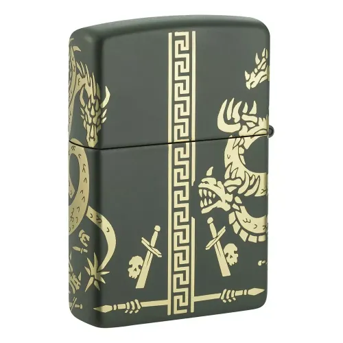 Бензиновые зажигалки Зажигалка бензиновая Zippo Dragon Design (48907)