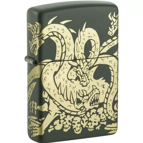 Бензиновые зажигалки Зажигалка бензиновая Zippo Dragon Design (48907)