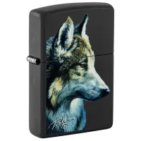 Зажигалка бензиновая Zippo Linda Picken Волк (48598)