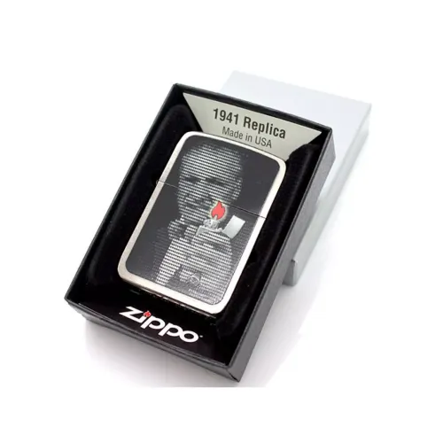 Бензинові запальнички Запальничка бензинова "ZIPPO" Mr. Blaisdell, хром (28452)
