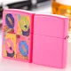 Бензиновые зажигалки Зажигалка бензиновая ZIPPO Pop Lips неоновый розовый (29086)
