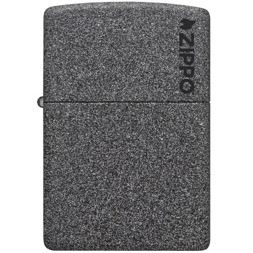 Бензинові запальнички Запальничка бензинова ZIPPO Reg Iron Stone Logo Zippo (211 ZL)