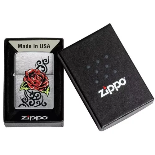 Бензинові запальнички Запальничка бензинова Zippo Rose Tattoo Design (48790)