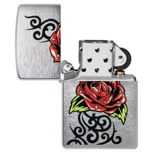 Бензинові запальнички Запальничка бензинова Zippo Rose Tattoo Design (48790)