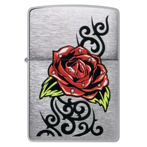 Бензинові запальнички Запальничка бензинова Zippo Rose Tattoo Design (48790)