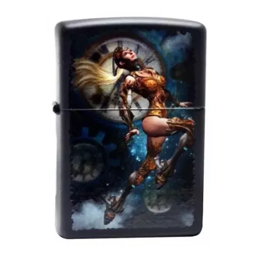 Бензинові запальнички Запальничка бензинова Zippo Steampunk Aviator Girl (28670)