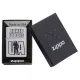 Бензиновые зажигалки Зажигалка бензиновая Zippo Ukraine Satin Chrome гравировка Вооруженные силы Украины (205 AFU)