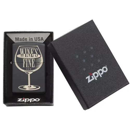 Бензиновые зажигалки Зажигалка бензиновая ZIPPO Wine "s Fine Design (29611)