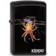 Бензинові запальнички Запальничка бензинова Zippo Yellow Spider чорна, павук (218.439)