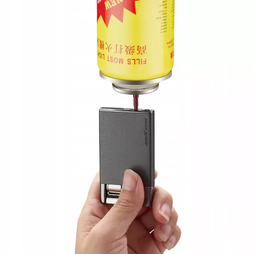 Газові запальнички Запальничка газова пьезо, турбо Silver Match Oslo метал, сатин (40674356SLG)