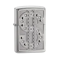 Зажигалка ZIPPO 250 Bling Emblem Silver (20904)