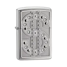 Запальничка ZIPPO 250 Bling Emblem Silver (20904)