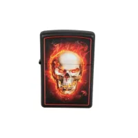 Зажигалка Zippo Lighter Burning Skill Black Matte (28307)