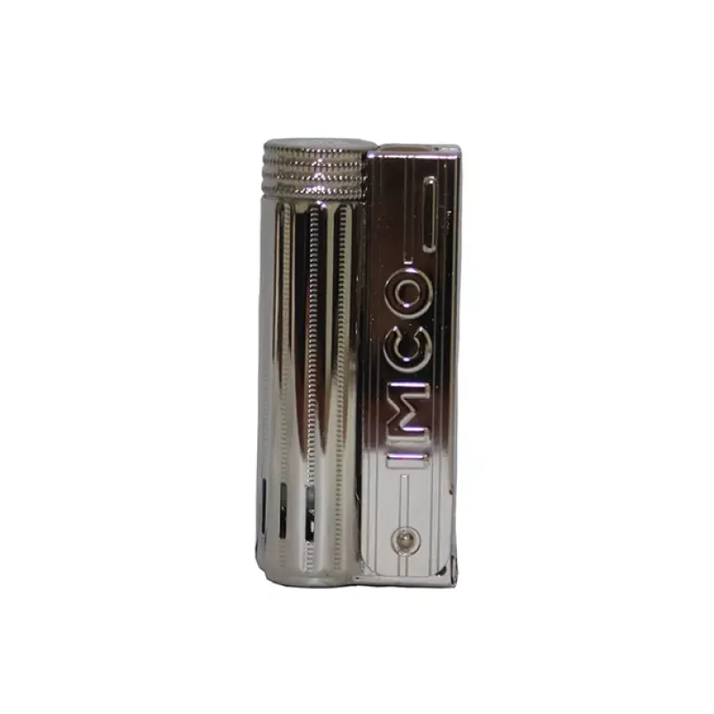 Зажигалка бензиновая IMCO Junior 6600 Oil chrome nickel IMCO Logo серебристый хром (IM1800012)
