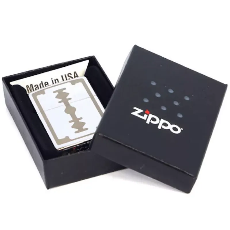 Запальничка бензинова Zippo Razor Blade Lighter Лезо бритви, дзеркальний хром (28137)