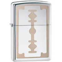 Запальничка бензинова Zippo Razor Blade Lighter Лезо бритви, дзеркальний хром (28137)