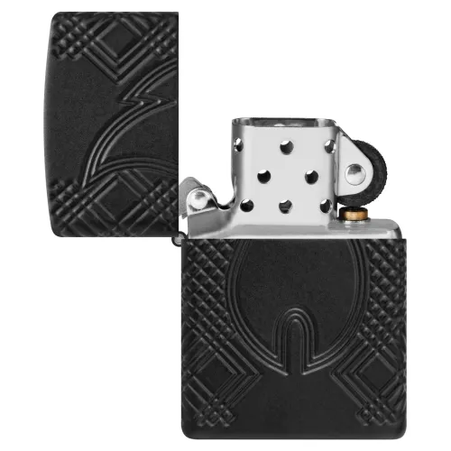 Зажигалка армированная бензиновая ZIPPO Armor® Black Matte lMultiCut, матовая, черная (46775)