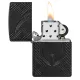 Зажигалка армированная бензиновая ZIPPO Armor® Black Matte lMultiCut, матовая, черная (46775)