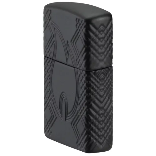 Зажигалка армированная бензиновая ZIPPO Armor® Black Matte lMultiCut, матовая, черная (46775)