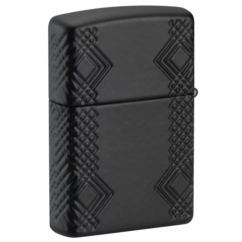 Зажигалка армированная бензиновая ZIPPO Armor® Black Matte lMultiCut, матовая, черная (46775)
