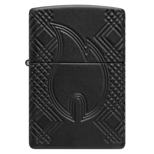 Зажигалка армированная бензиновая ZIPPO Armor® Black Matte lMultiCut, матовая, черная (46775)