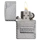 Зажигалка армированная бензиновая Zippo Armor® Bolts Design, хром (29672)