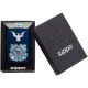 Зажигалка бензиновая Zippo Coast Guard, темно синяя, береговая охрана США (28681)