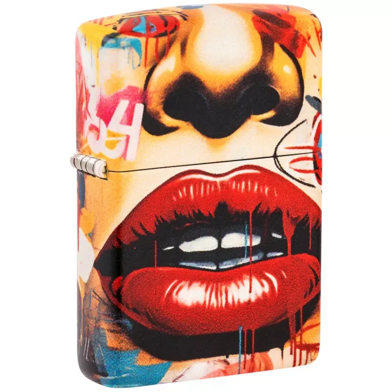 Зажигалка бензиновая Zippo Street Art Face Design (46257)
