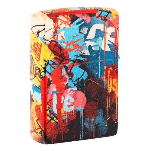 Зажигалка бензиновая Zippo Street Art Face Design (46257)