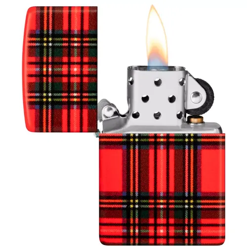 Зажигалка бензиновая Zippo Red Plaid Design (46352)