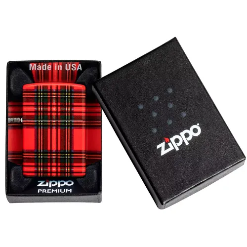 Зажигалка бензиновая Zippo Red Plaid Design (46352)