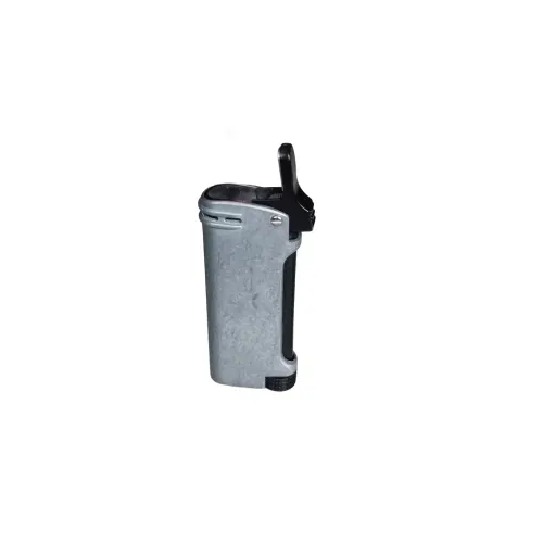 Зажигалка газовая кремниевая IMCO Streamline II Flint pewter морозный камень, серая (IM1800040)