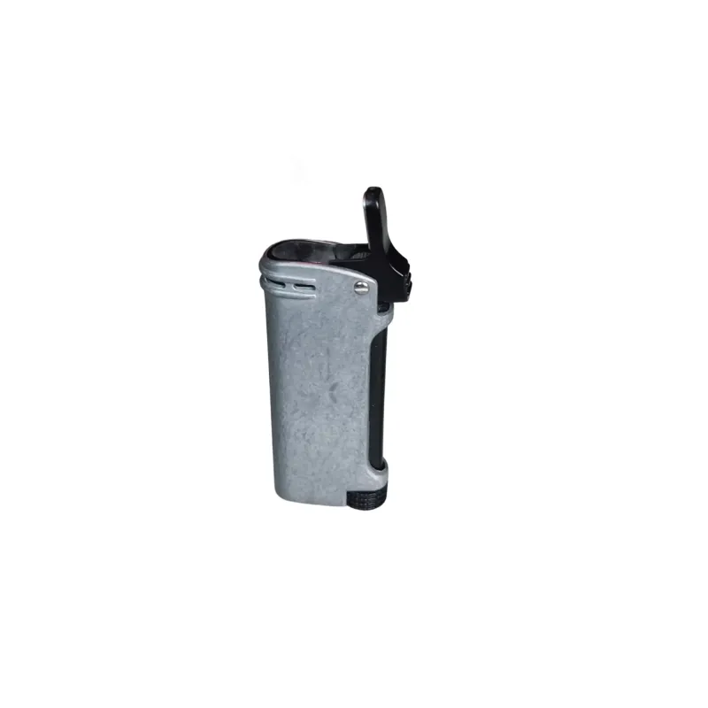 Зажигалка газовая кремниевая IMCO Streamline II Flint pewter морозный камень, серая (IM1800040)