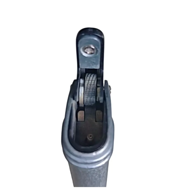 Зажигалка газовая кремниевая IMCO Streamline II Flint pewter морозный камень, серая (IM1800040)