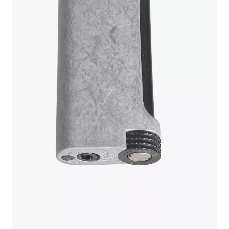 Зажигалка газовая кремниевая IMCO Streamline II Flint pewter морозный камень, серая (IM1800040)