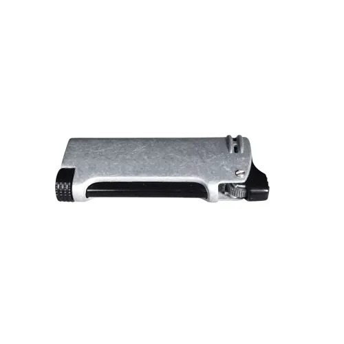 Зажигалка газовая кремниевая IMCO Streamline II Flint pewter морозный камень, серая (IM1800040)