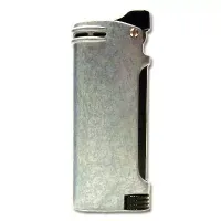 Зажигалка газовая кремниевая IMCO Streamline II Flint pewter морозный камень, серая (IM1800040)