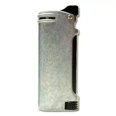 Зажигалка газовая кремниевая IMCO Streamline II Flint pewter морозный камень, серая (IM1800040)