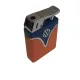 Запальничка газова п'єзо Licences VW Metal Lighter Tank Помаранчево-блакитний (40610129BLUOR)