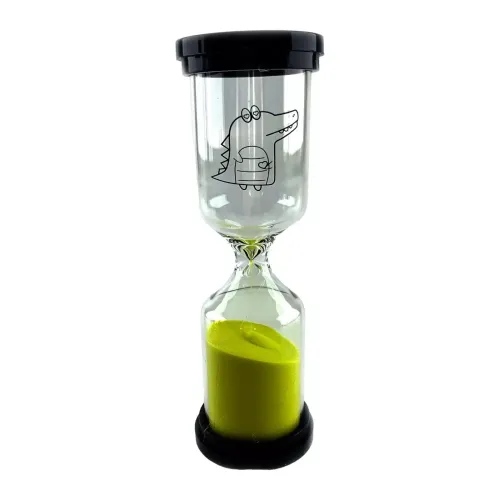 Часы песочные на 30 мин желтый песок 13,5х4,5х4,5 см (DN32237E)